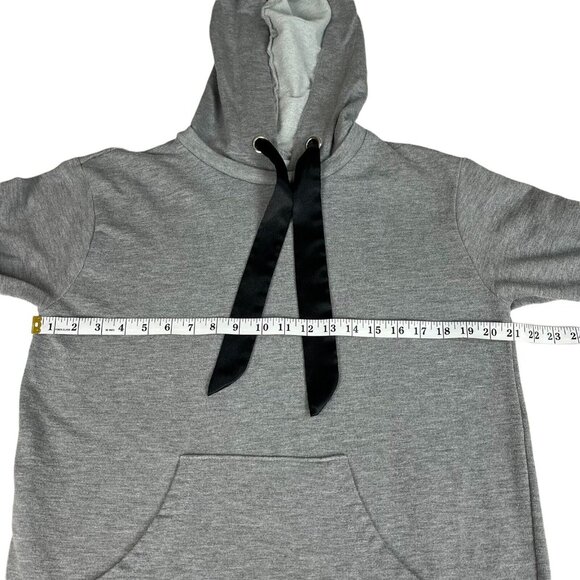 Just Be Oversized Grey Hoodie Sweatshirt Womens‎ Size M (E10108) - Picture 7 of 9